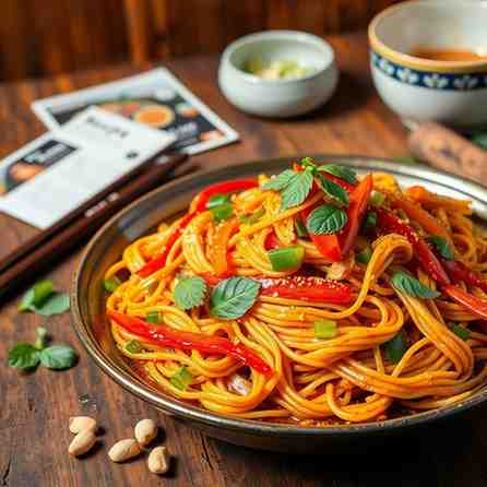 Easy Cambodian Cha Mee - Healthy Stir-Fried Noodles Recipe